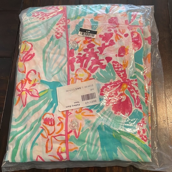 Pottery Barn Teen Lilly Pulitzer Pajamas, NWOT - Picture 2 of 13